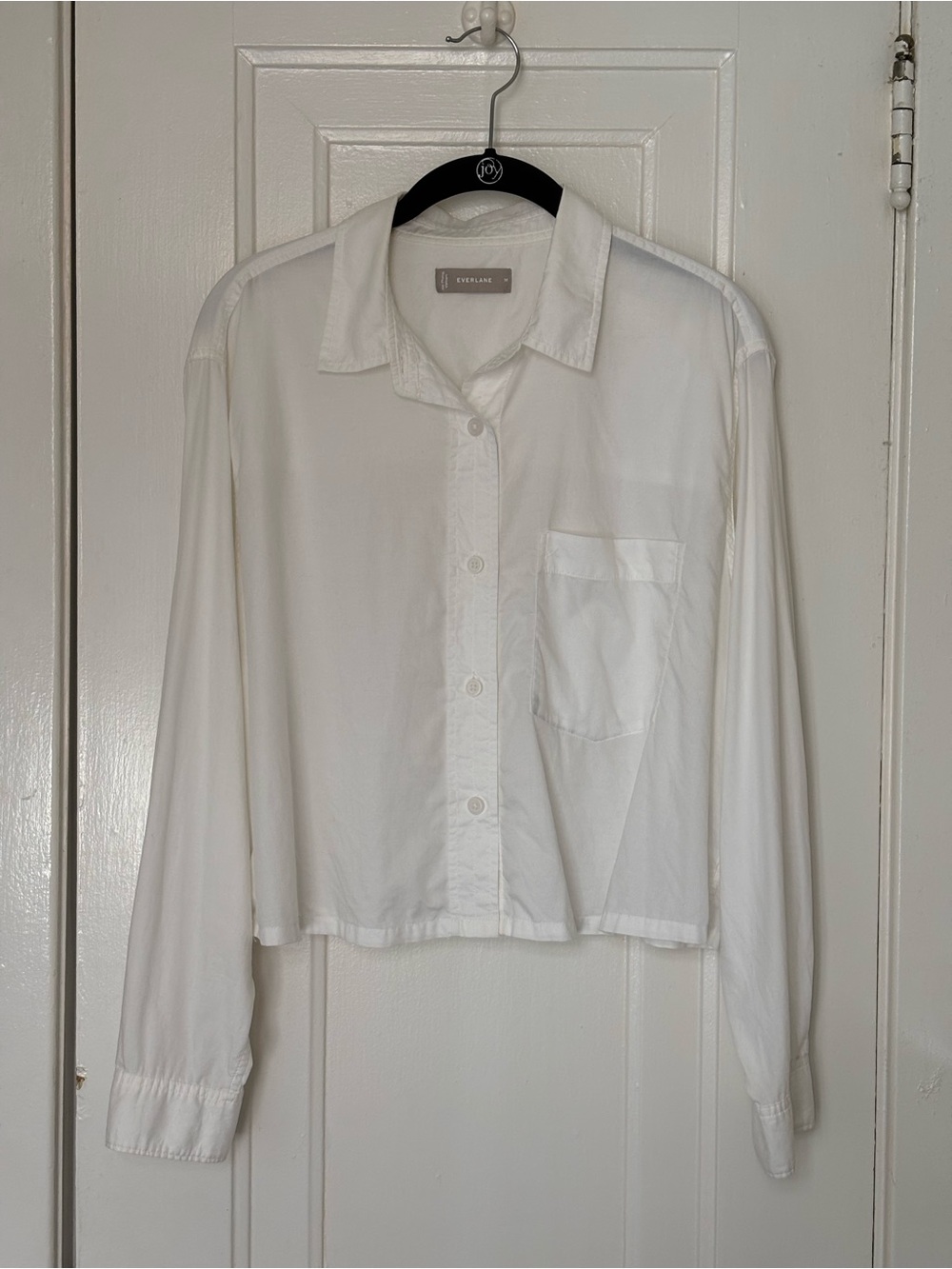 Everlane The Way-Short Shirt in Silky Cotton